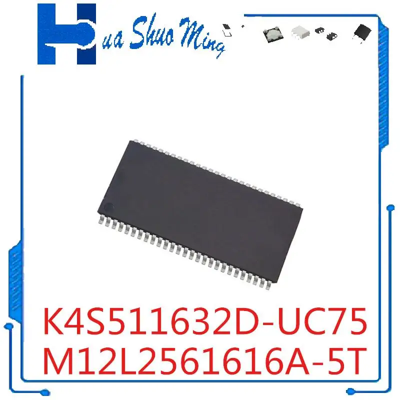 10Pcs/Lot   M12L2561616A-5T M12L2561616A M12L2561616  K4S511632D-UC75  TSOP54