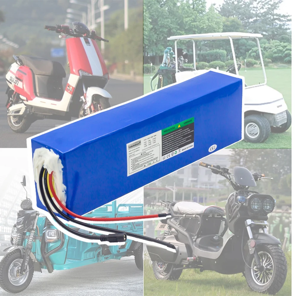 52V 60V 72V 25AH 30AH 21700 lithium-ion battery pack for inverters, carts, motorcycles, high-power batteries, and  chargers