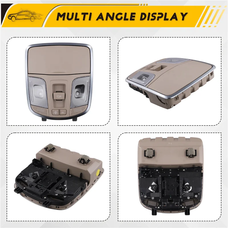 

ABXN-Interior Reading Light For Hyundai Tucson 92810D3000TTX Reading Lamp Assembly Ceiling Lamp Roof Map Light