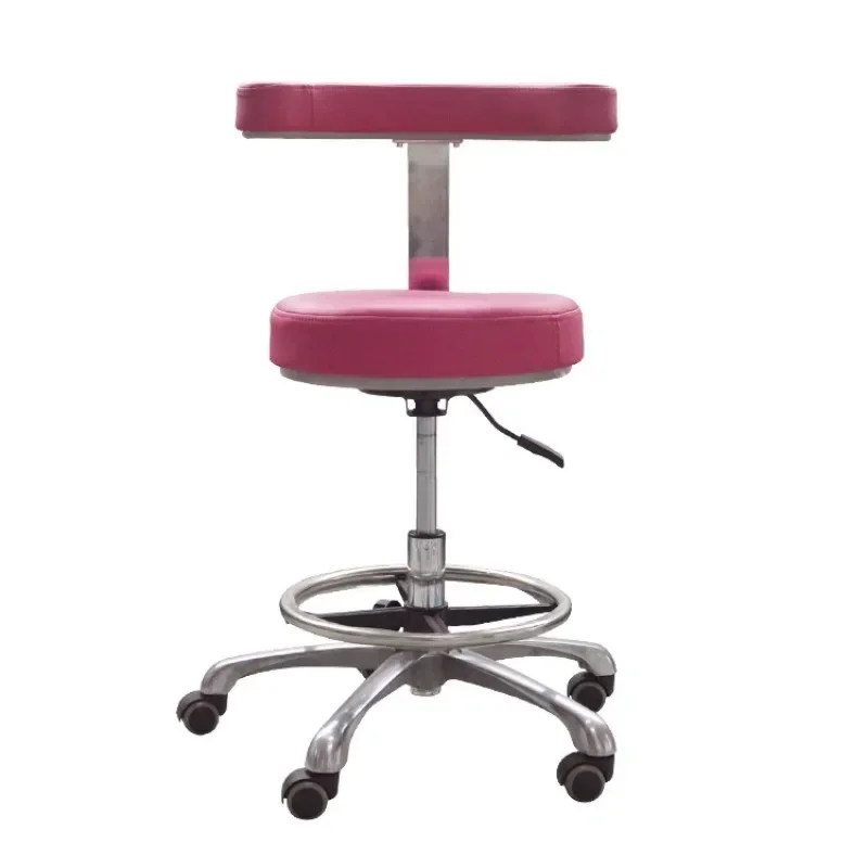 Stool Wheels Roulette Chair For Salon Barber Armchair Professional Hairdresser Simple Chairs sedia barbiere Hairdressing Chair