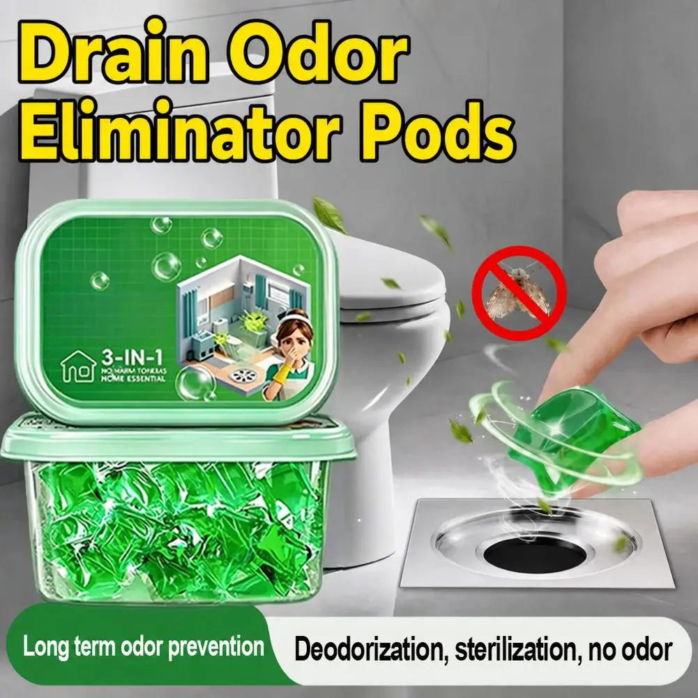 Pipeline Deodorization Beads Toilet Kitchen Pipeline Toilet Floor Drain Strong Dissolution To Remove Odors And Retain Fragrance