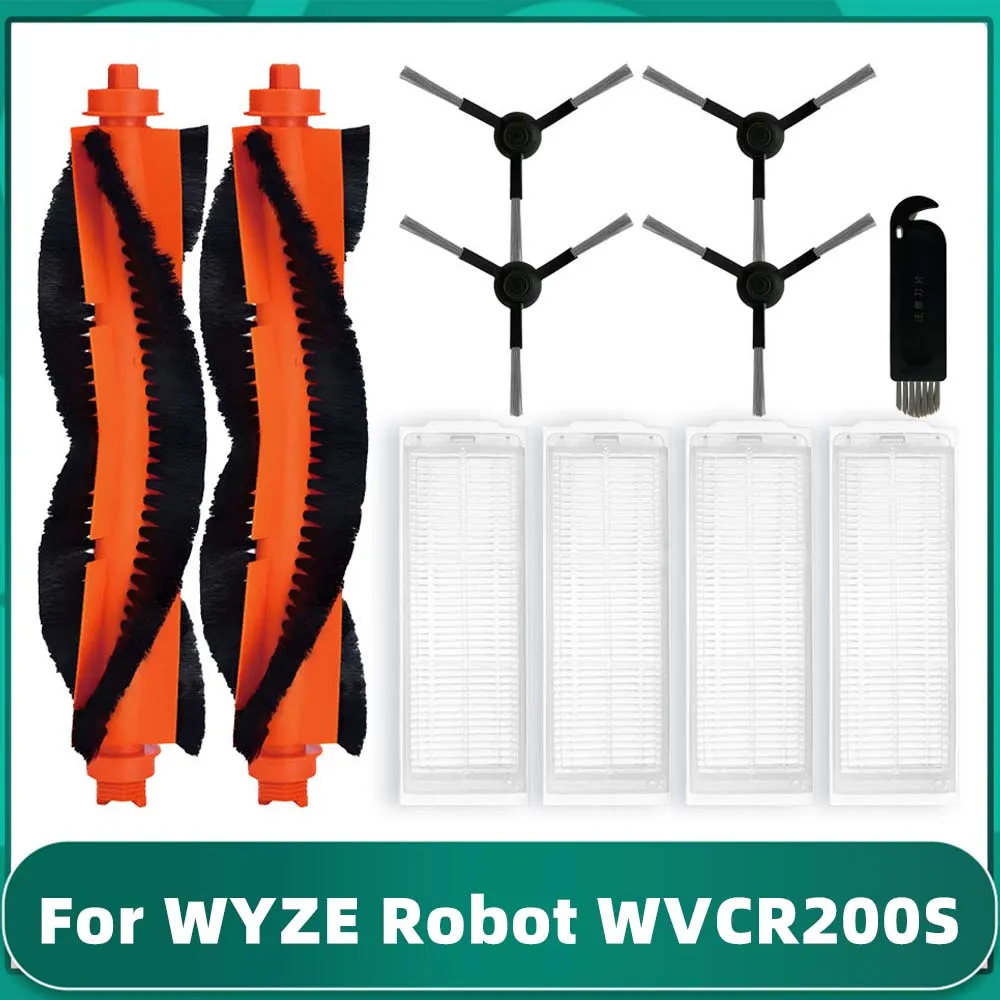 Per WYZE Robot aspirapolvere WVCR200S spazzola a rullo principale spazzola laterale HEPA filtro spazzola copertura pezzi di ricambio accessorio di