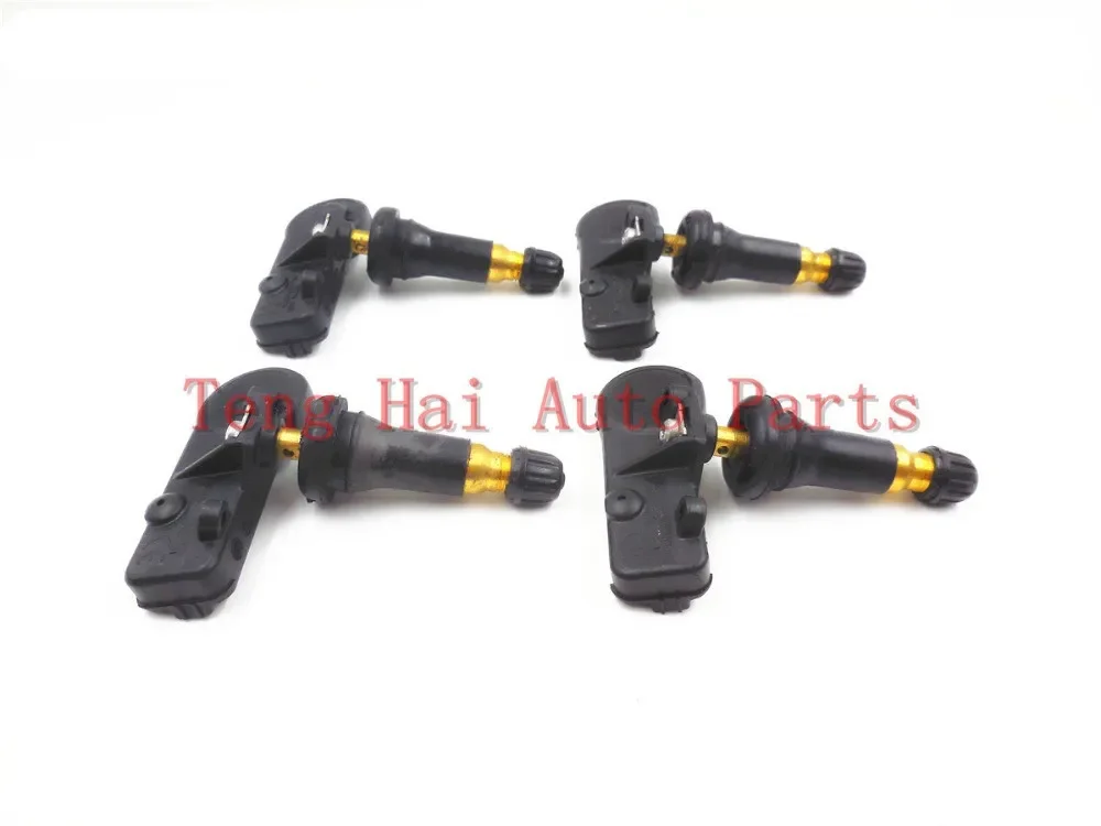 XYQPSEW OEM 9673860880 TPMS SENSOR SET 4 FOR 07-14 PEUGEOT CITROEN