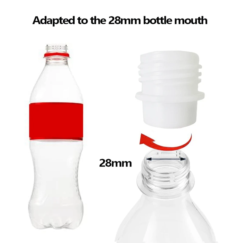 Bottle Adapter For 28Mm Gauge PET Bubble Bottle For Sodastream Machine Fizzi DUO Terra Art Gaia A200 G100