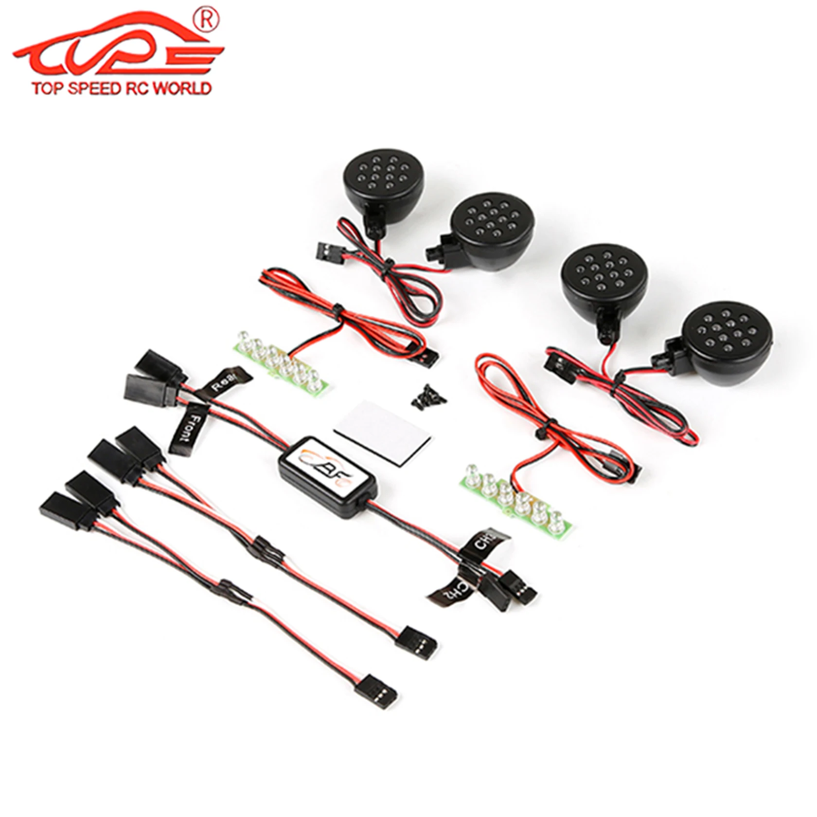 Controller of verlengde lichtkabel of LED-voorlamp of achterlicht 1 st voor 1/5 Hpi Rofun Rovan Km Baja 5B 5T 5SC Onderdelen