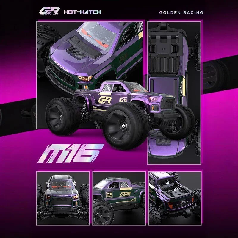 GR 유디 공동 브랜드 M16 자동차 1/16 브러시리스 플립 RC 원격 조종 자동차 전기 사륜구동 오프로드 차량