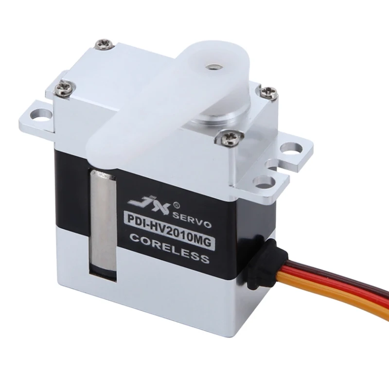 عزم دوران JX Servo PDI-HV2010MG Digital Mini Servo-11KG، ترس معدني، ألومنيوم كامل باستخدام الحاسب الآلي، بدون قلب، HV، لسيارات RC والروبوتات والنماذج