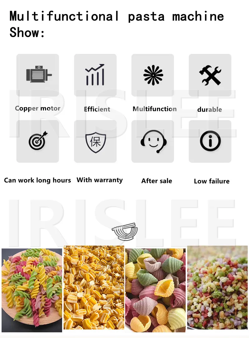 متعددة الوظائف التجارية الغذاء الدقيق المعكرونة كريسبي البيتزا لفة البحر شل ماكينة نموذج 60