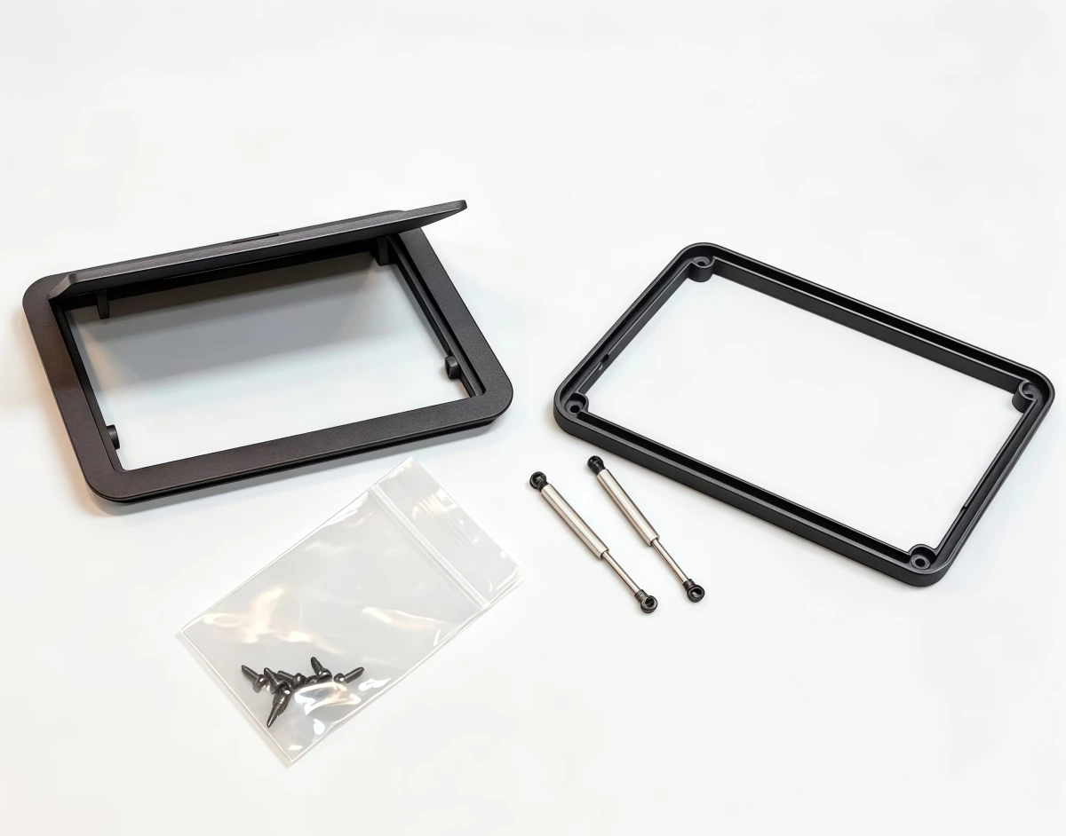 1/8 RC Scale Capo W460 G-Wagon Hunting Blind Window Panel, Replace Original Movable Window