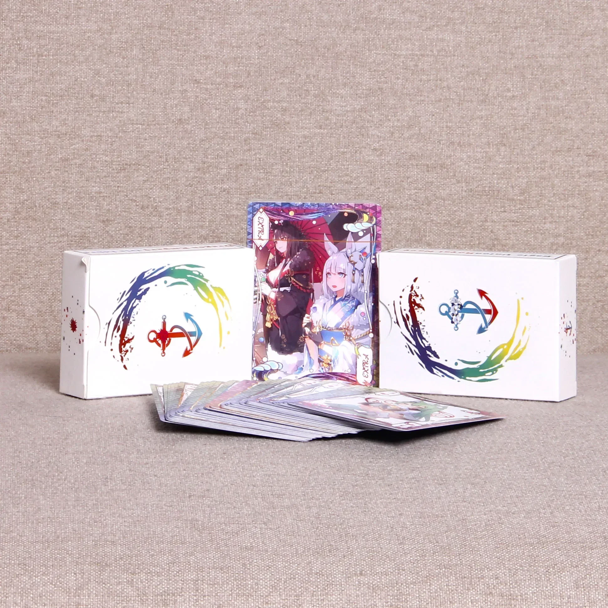 أنيمي زخرفة الكرتون الدعامة بطاقة Azur Lane HMS شيشاير KMS أكبر IJN Taihō فوركيدي تأثيري أوراق اللعب ملحق هدية