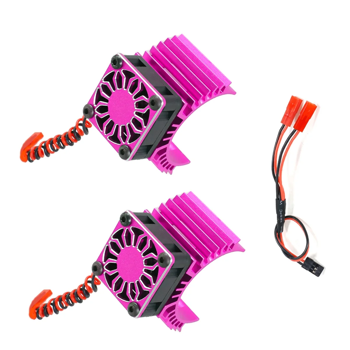 RC Motor Fan Cooling Fan Heatsink 36mm for RC Car 1/8 1/10 1/12 Scale 380 540 550 3650 3660 3674 Brushless Motor Pink