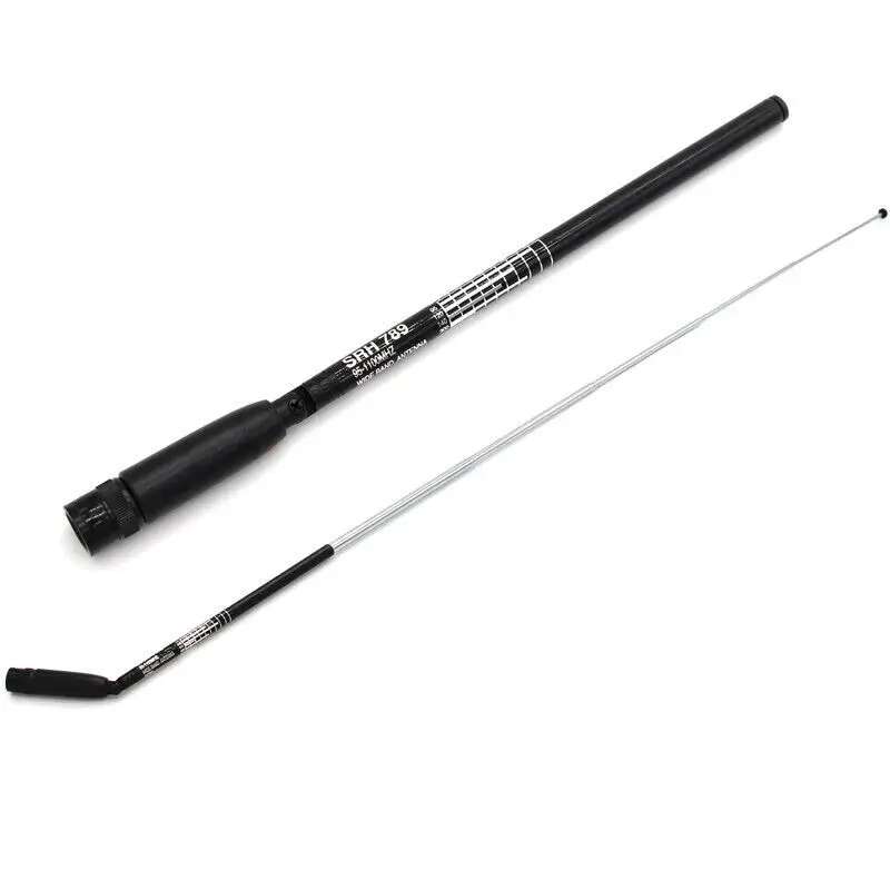 NEW SRH789 BNC 95-1100MHz Wide Band Foldable Telescopic Antenna for ICOM Kenwood Two Way Radio