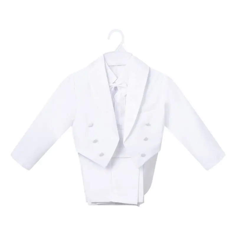 New Children's Tuxedo Waistband style Baby One-Year-Old Boy's Suit Set Flower Boy Dress Five-Piece Set118b
