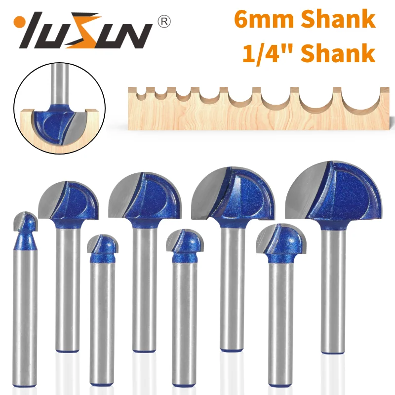 YUSUN 6MM 6.35MM Shank Cove Box Bit Router Bit Woodworking Milling Cutter For Wood Bit Face Mill