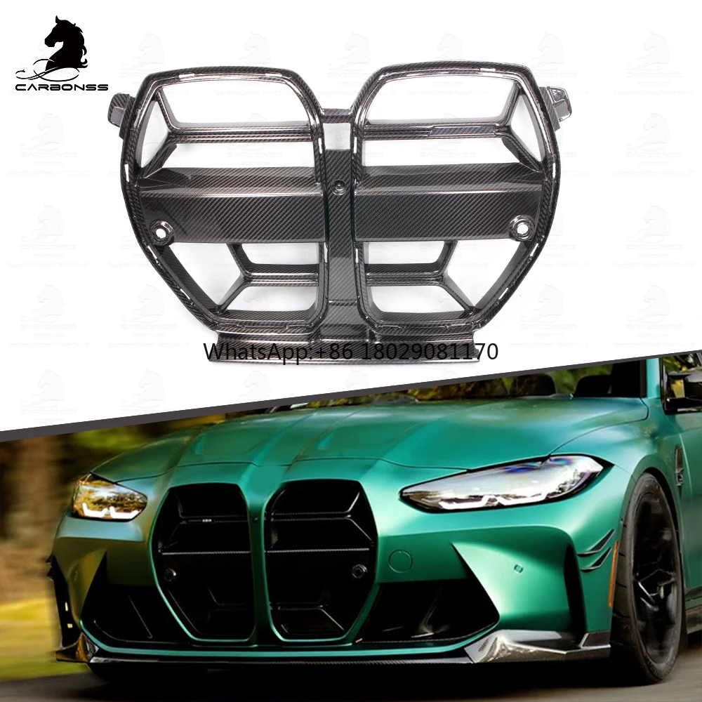 

Dry Carbon Fiber Air Intake Duct Vents Competition Csl Type Car Front Bumper Grill Trims For Bmw G80 M3 G82 G83 M4 2020+