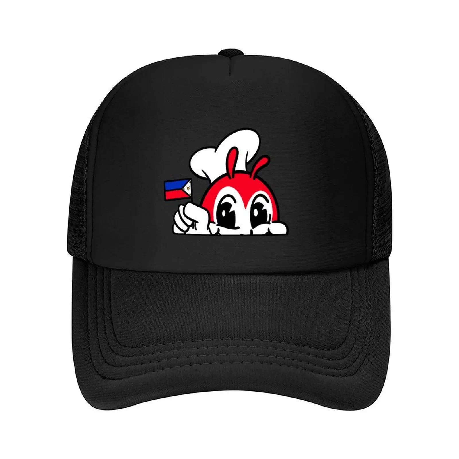 

JOLLIBEE PEEKING PHILIPPPINE FLAG FILIPINO 2 Baseball Cap Hat Man Luxury Hat Luxury Brand fashionable Icon Women Men's