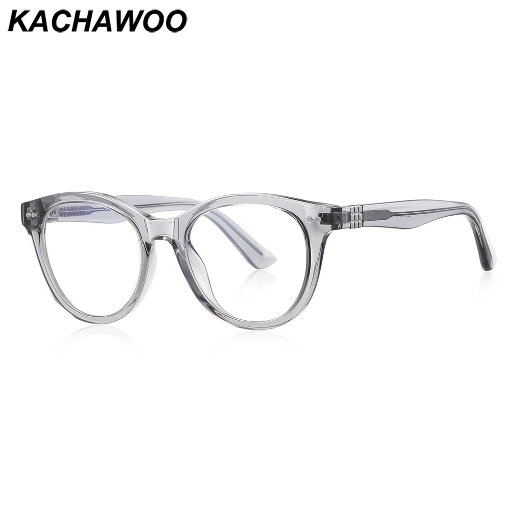 

Kachawoo anti blue light glasses women grey brown blue TR90 fashion glasses frame for men unisex decoration birthday present