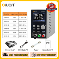 OWON SPE6103 DC Power Supply 200W/300W 30V/10A 60V/10A 2.8\
