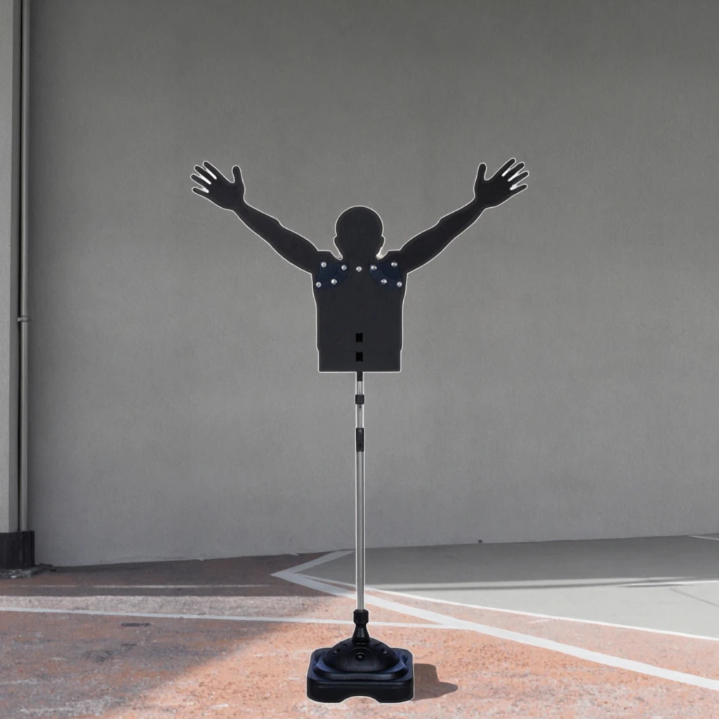 

Wholesale Black Basketball Training Equipment Defender Dummy for Court Training