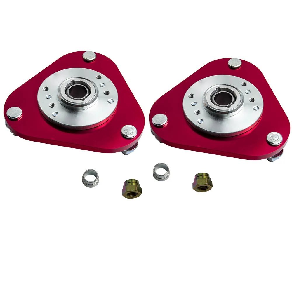 New 2Pcs Suspension Kits Coilover Top Hat Camber Plates for T oyota Celica 2000-2006