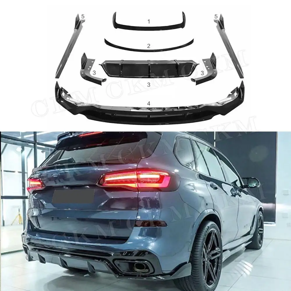 

for BMW G05 X5 M sport 2019+ Carbon Fiber Bumper Front Lip Rear Diffuser Spoiler Side Skirt Car BodyKits