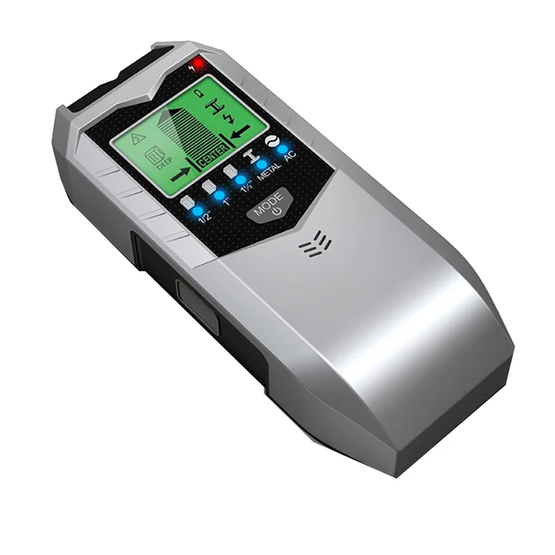 A19E-5-In-1 Electronic  Wall Stud Finder Sensor Wall Scanner Edge Center Detect Wood /Metal/AC Live Wires Inside