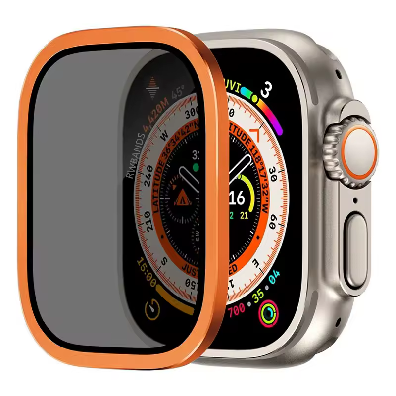 Aluminium Alloy Case+Tempered Glass for Apple Watch Ultra 2 49mm Anti-Scratch Screen Protector for iWatch Ultra 49mm Cover Film - Image 16