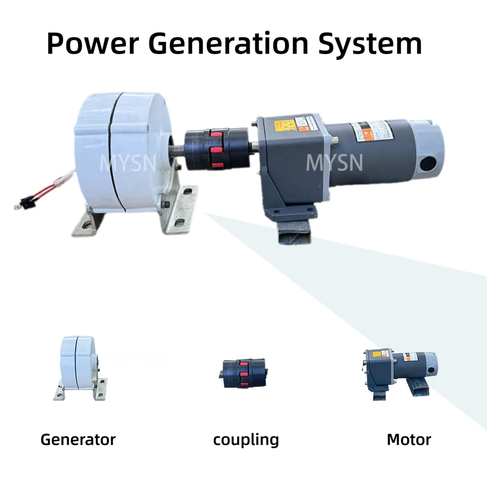 High Quality 2000W Alternator 24V 48V Permanent Magnet Generator 6KW 7KW Low Noise Generator Kit With DC Motor For Home Outdoor
