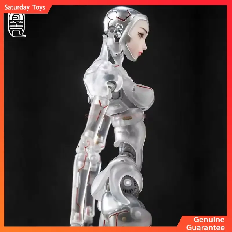 구케 스튜디오 1/12 스케일 AI 여성 액션 피규어 신규 입고, 초현대적인 디자인의 누드 스켈레톤 바디, 수집가용