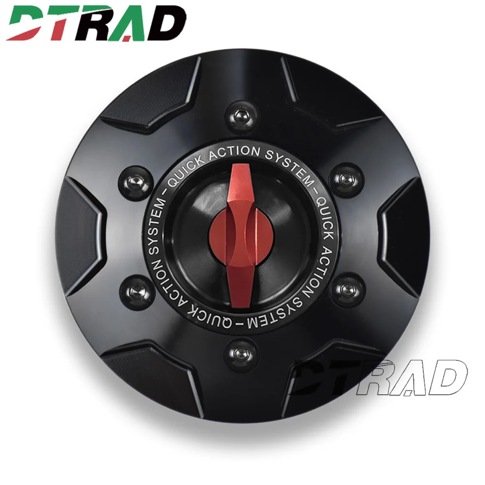 Neue schwarze Schnellspanner-Tankdeckel für BMW R1200GS ADV R1200R R1200S K1600GT/GTL Motorrad CNC Keyless Benzin Tankdeckel