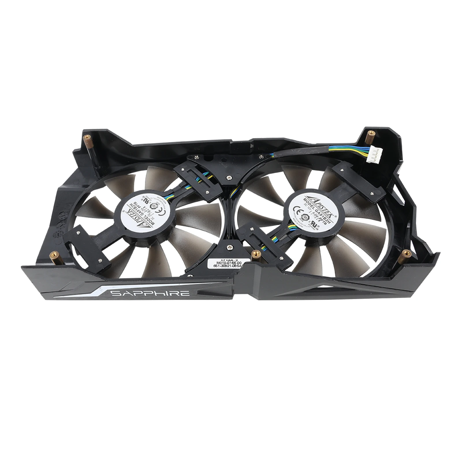 อะไหล่พัดลมระบายความร้อน GA91B2H 85มม. สำหรับ RX560แซฟไฟร์การ์ดจอ D5 4G OC พร้อมกล่องพัดลมทำความเย็น