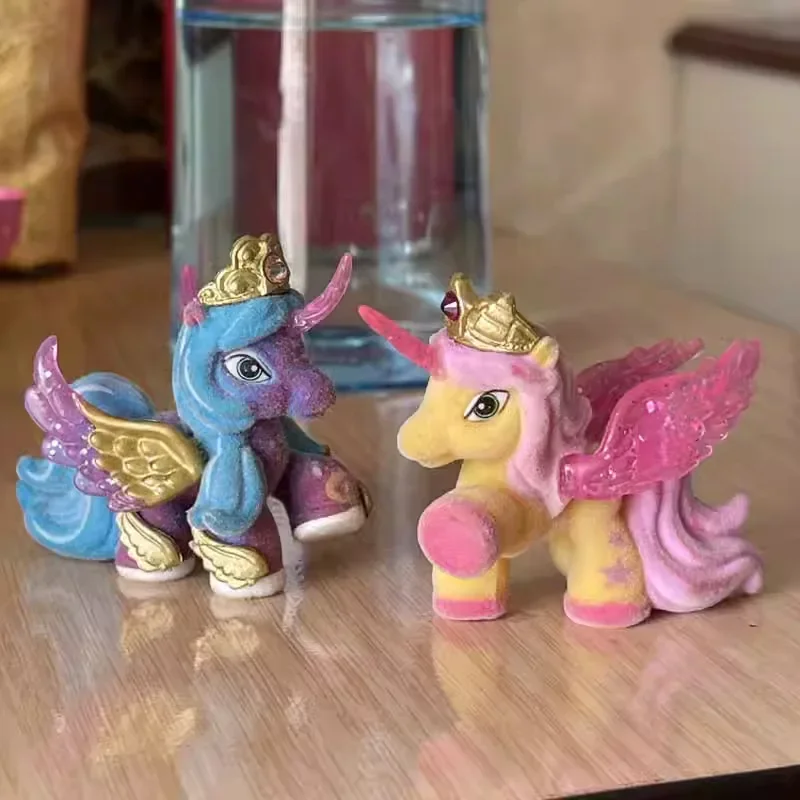 Anime Filly Funtasia Blind Bag Box floccaggio Pony Wing eczema Sparkle Fabian Ashia Melody Royal Figures Model Doll Toy regalo per bambini