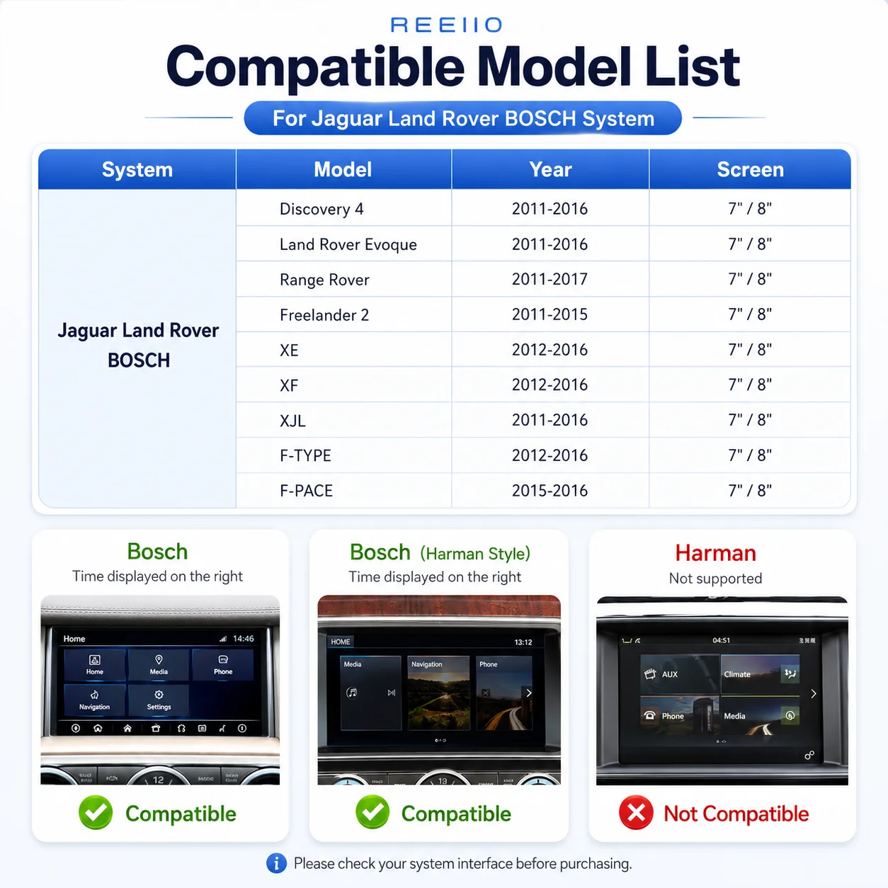 Wireless CarPlay Android Auto For Rover Discovery 5 Evoque Discovery Sport Jagua XE XF Bosch Harman Host with BT GPS Decoder image 3