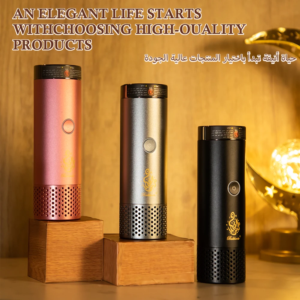 Namste USB Rechargeable Aromatherapy Comb Bakoor Electric Incense Burner for Hair Portable Device Muslim Dukhoon Air Freshener