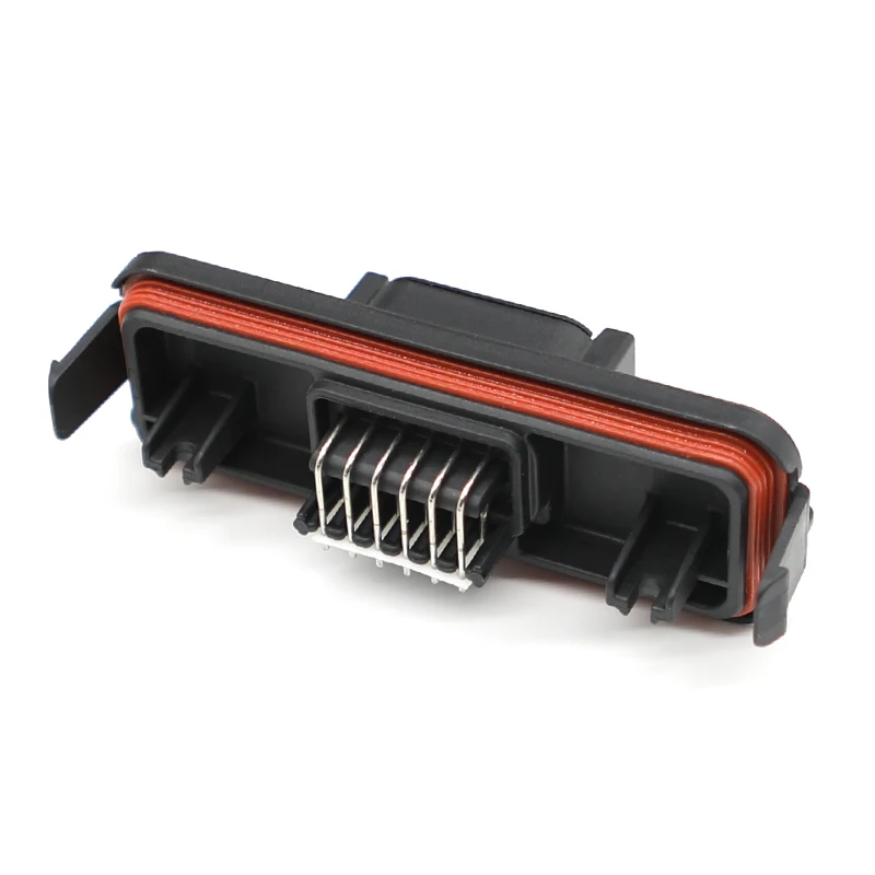 12Pin  DTM13-12PB-R008  Automotive Waterproof Connector  DT Right Angle PCB Mount Header   Wire-to-Board Plug Socket