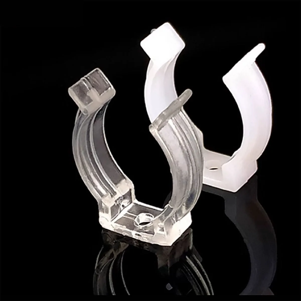 LED Circular Neon Light Fixed Clip Plastic T5 T6 T8 High-quality Transparent White Connector