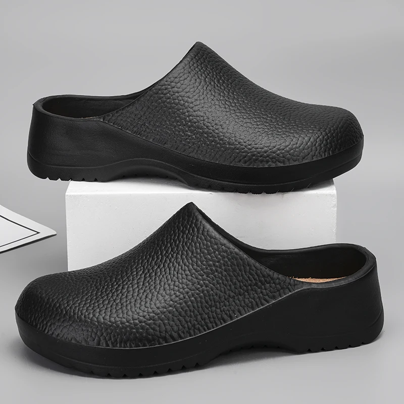 Chef shoes uni four season fashion waterproof anti slip hotel kitchen work shoes casual comfortable soft soled walking shoes