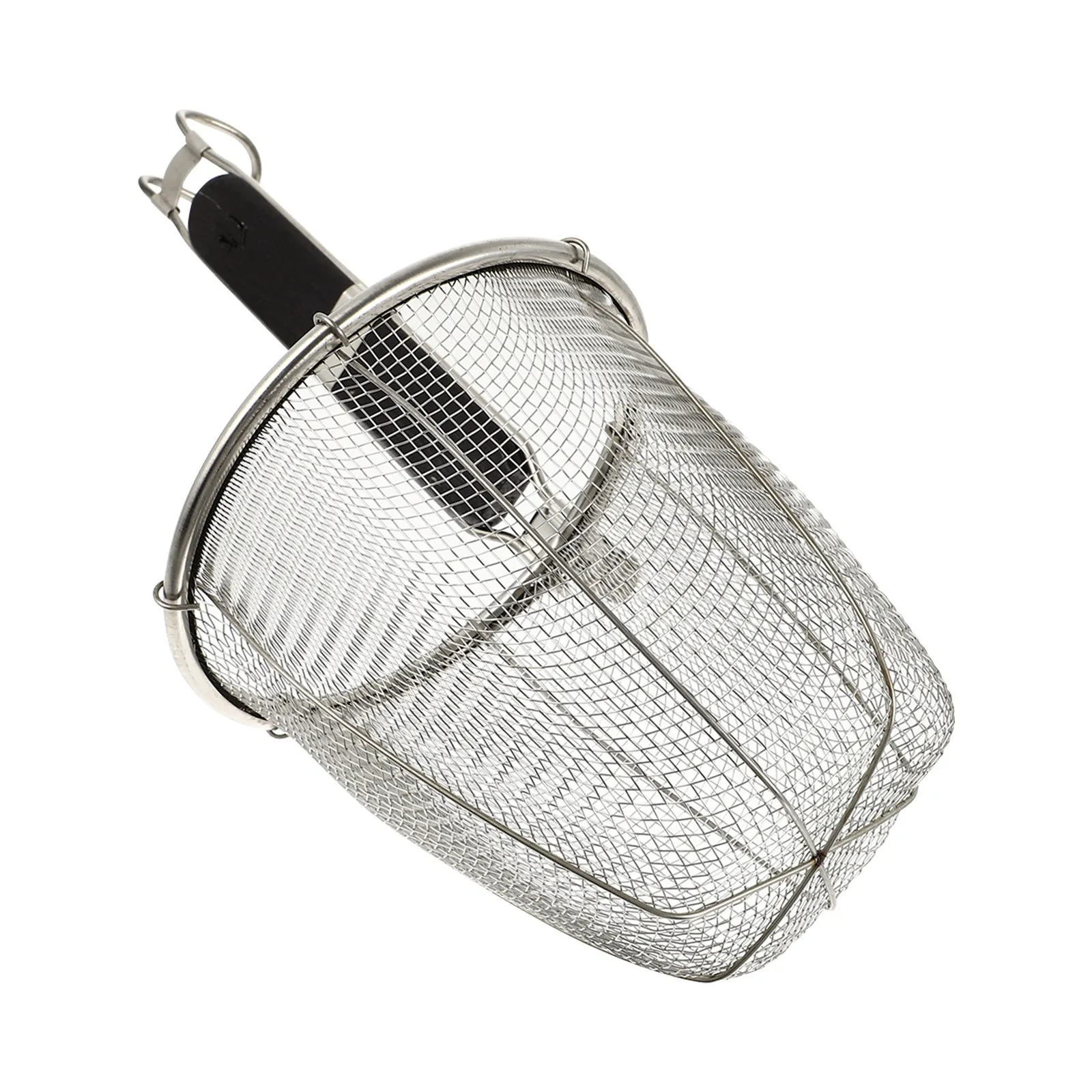 Colador de cocina con mango, colador de malla fina resistente para colar pasta, arroz, fideos y verduras, apto para lavavajillas