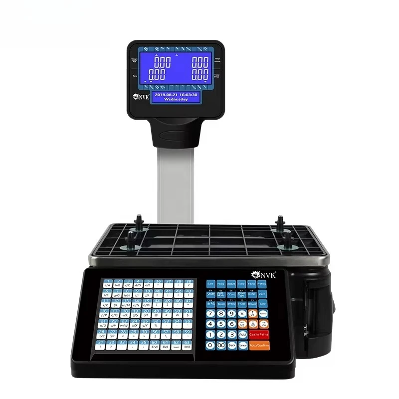 NQuality 5‑20kg WiFi POS Barcode Label Printing Scale Digital Price Computing Commercial Weigh Scale