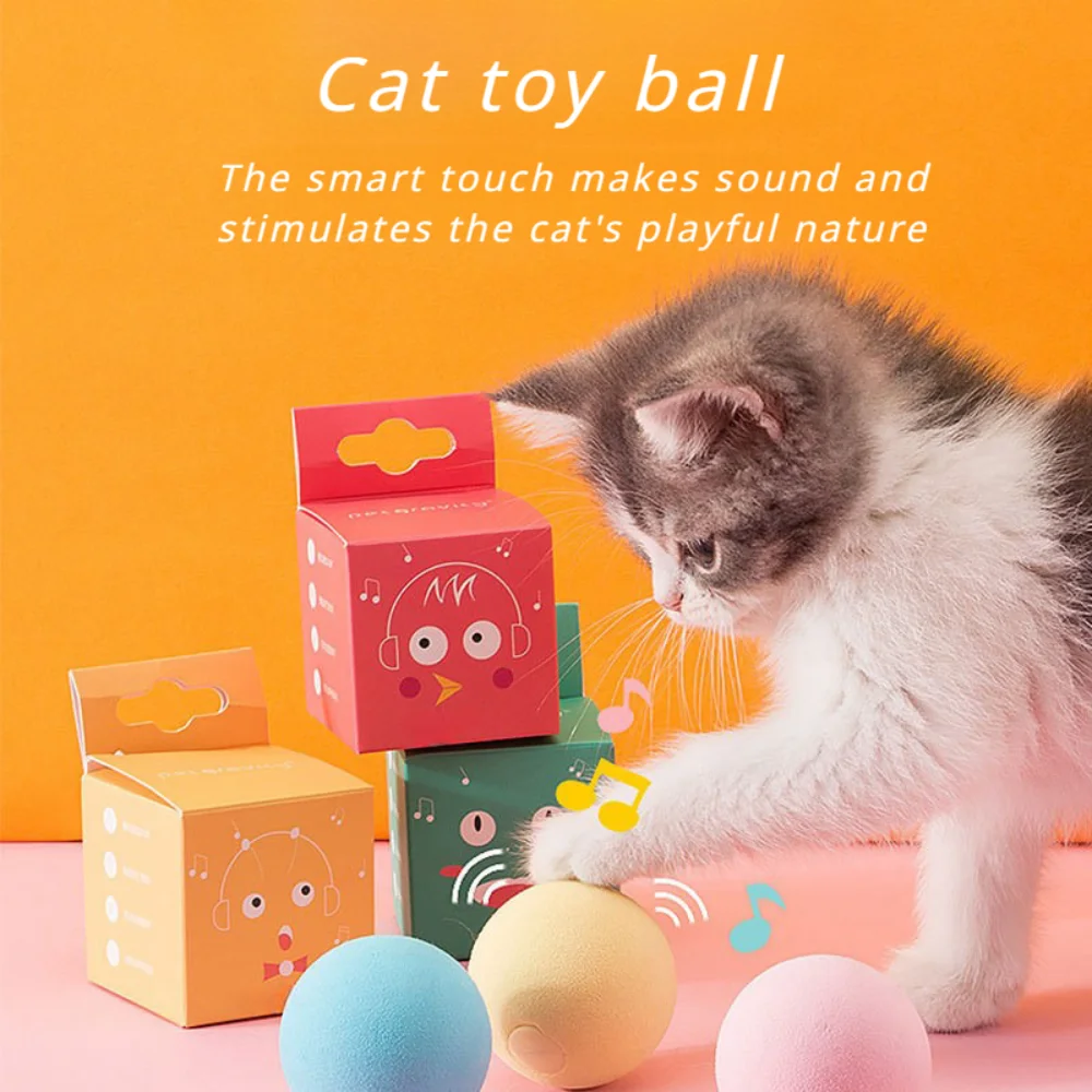 

Little Cat Gravity Call Call Ball Toy Tease Cat Ball Catnip Teeth Bite Resistant Self Hi Boring Pet Supplies