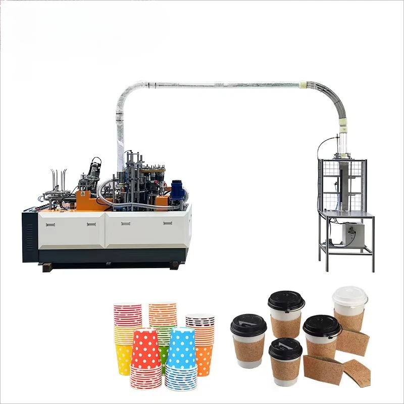 Small Businesses 80-110pcs/Min Cartoon Cup Machine 90z-220z Full Automatic Machine to Produce Paper Cups