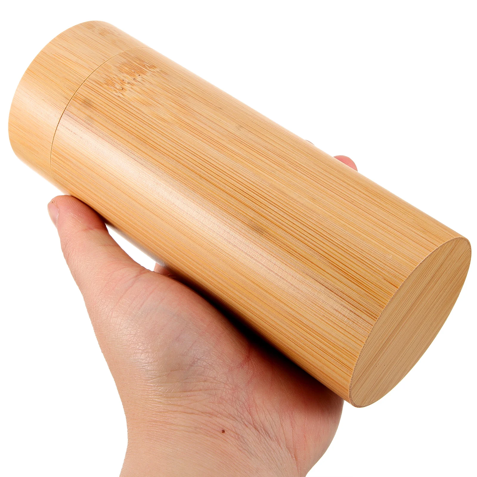 

Bamboo Glasses Box Vintage Sunglasses Holder Eyeglasses Container Portable Storage Case Dustproof Protective Travel Use Glasses