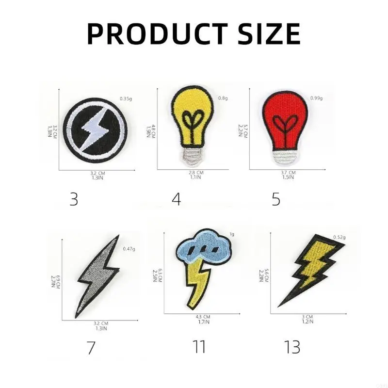 G99A Patches tissu brodé