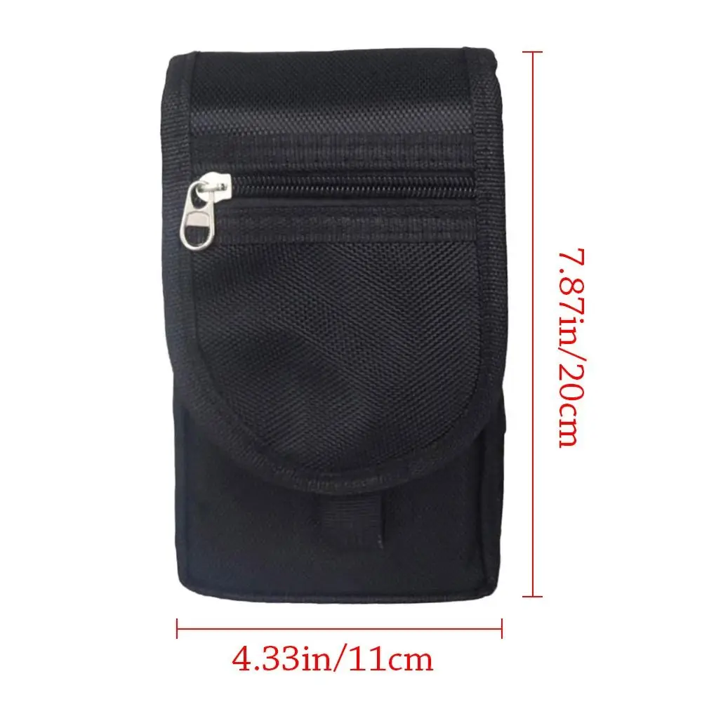 Portable Waterproof Waist Bag Thigh Hip Bum Belt 8.27 Inch Mobile Phone Purse Oxford Cloth Travel Fanny Pack Men