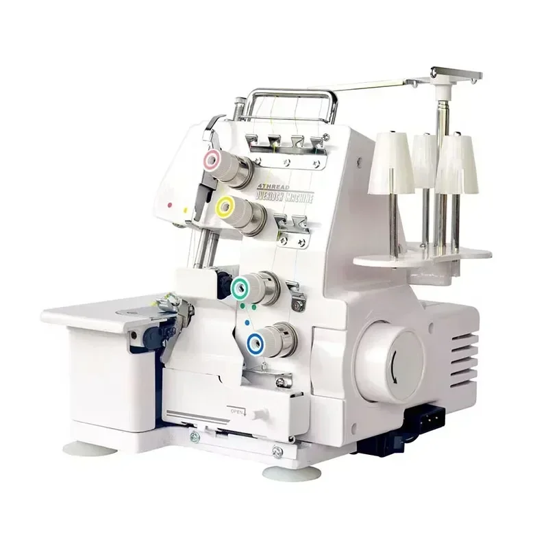 

Четырехлинейная настольная швейная машина с оверлоком, электрическая швейная машина, маленькая четырехлинейная швейная машина для домашнего офиса, новинка