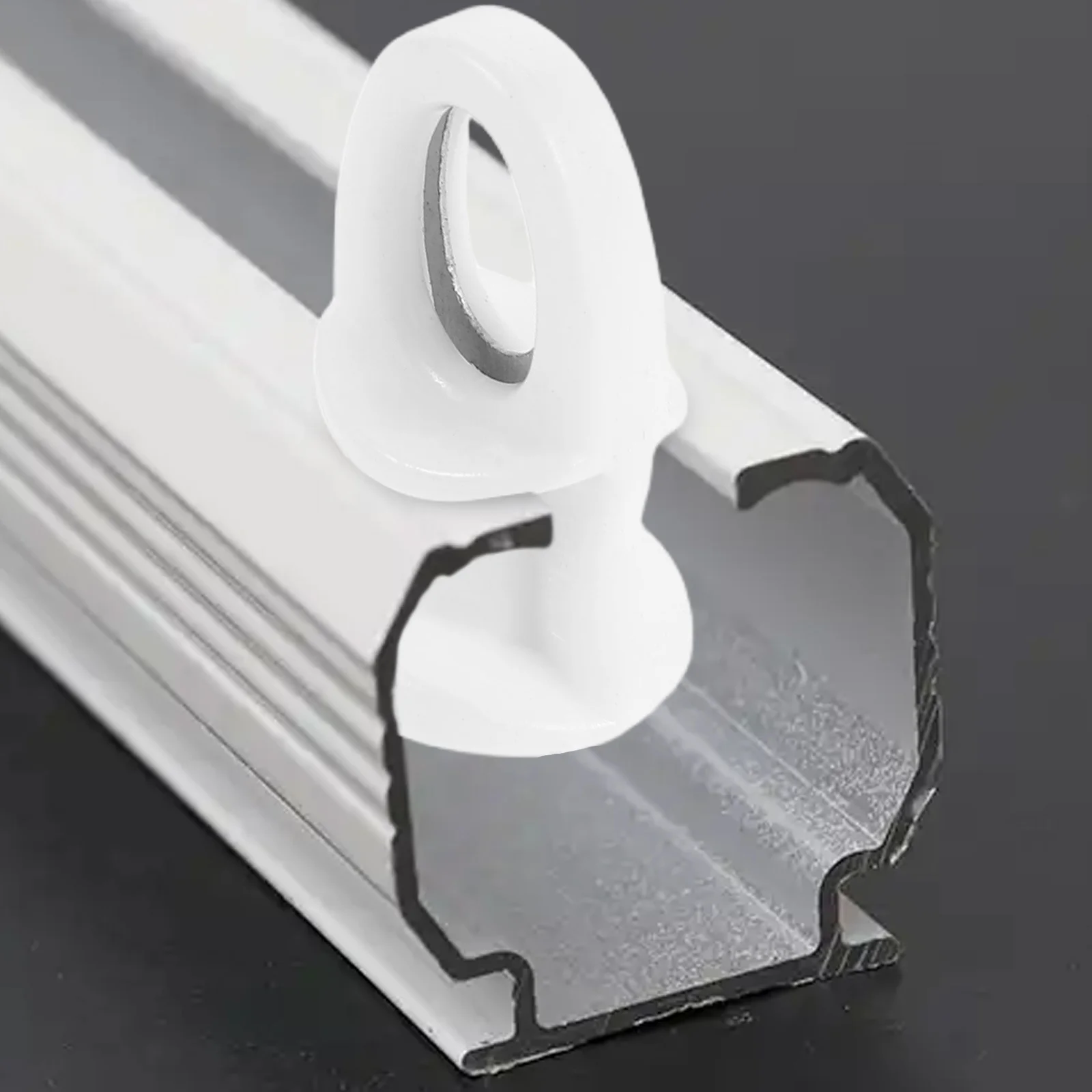 

100Pcs Curtain Track Gliders Nano Smooth Silent Rollers Heavy Drapes Living Bedroom Office Window Door Shower Curtain