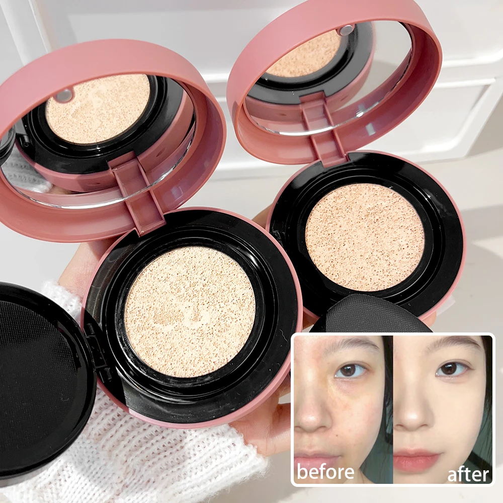 Light Concealer Makeup Air Cushion Moisturizing Long-lasting Isolation Skin Tone Correction Face Foundation CC Cream Base Makeup