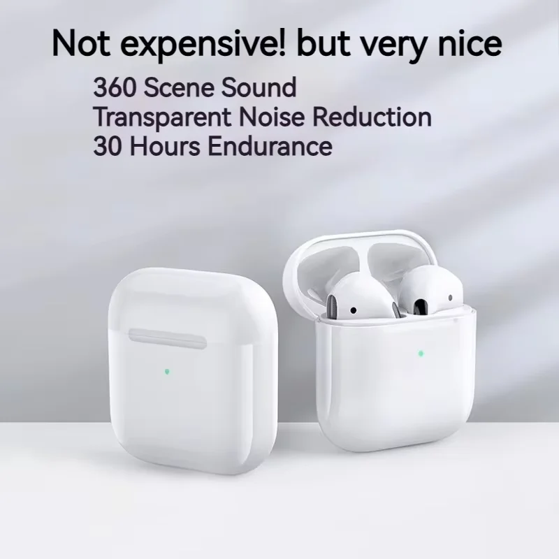 جديد Air Pro4 سماعات بلوتوث لاسلكية TWS سماعة داخل الأذن مرحبا فاي ستيريو الرياضة الألعاب سماعة ألعاب صغيرة Freepods لجميع الهواتف #5