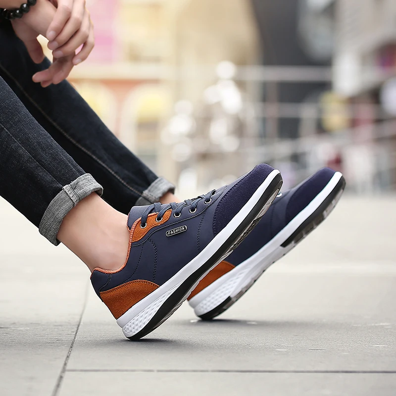 أحذية رجالية جديدة للخريف والشتاء أحذية المشي في الهواء الطلق أحذية رياضية غير رسمية أحذية مريحة غير قابلة للانزلاق أحذية تنس رجالية