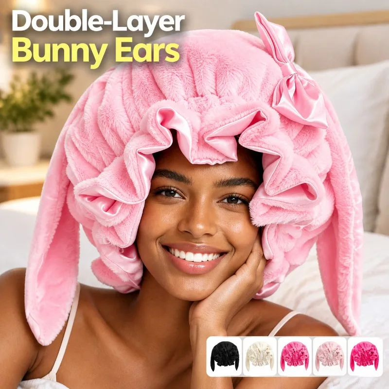 cappello-da-donna-a-doppio-strato-con-orecchie-da-coniglio-cuffia-in-raso-e-peluche-per-la-notte-morbido-copricapo-per-proteggere-i-capelli-e-prevenire-l'effetto-crespo